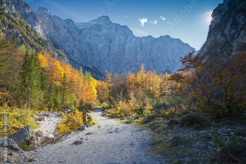 Mountain Triglav in autumn from Vrata Valley, Triglav National park, Slovenia © tanja_g