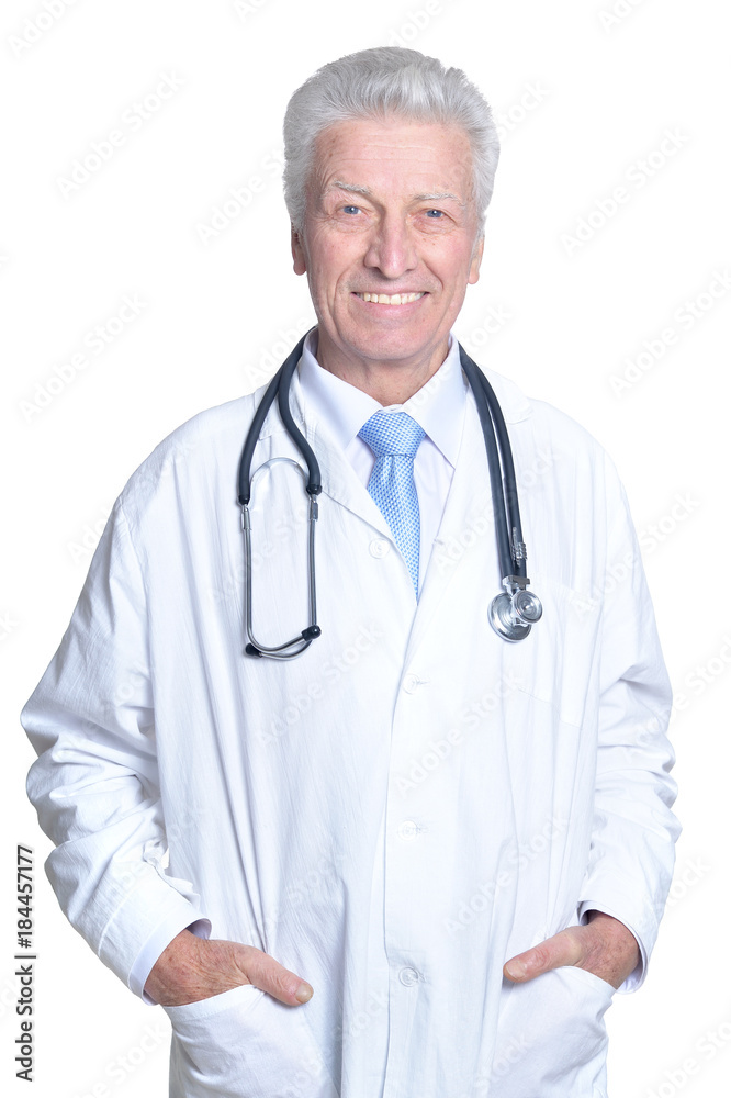 male doctor with stethoscope male doctor with stethoscope