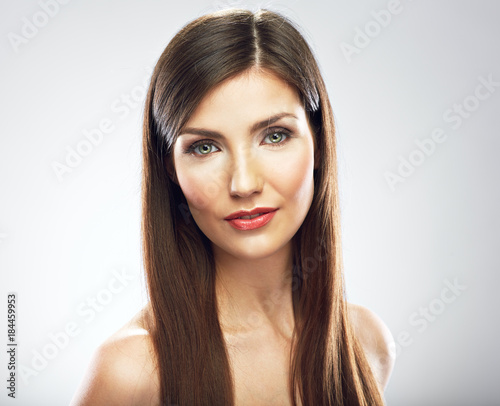 Beauty woman face portrait. Close up