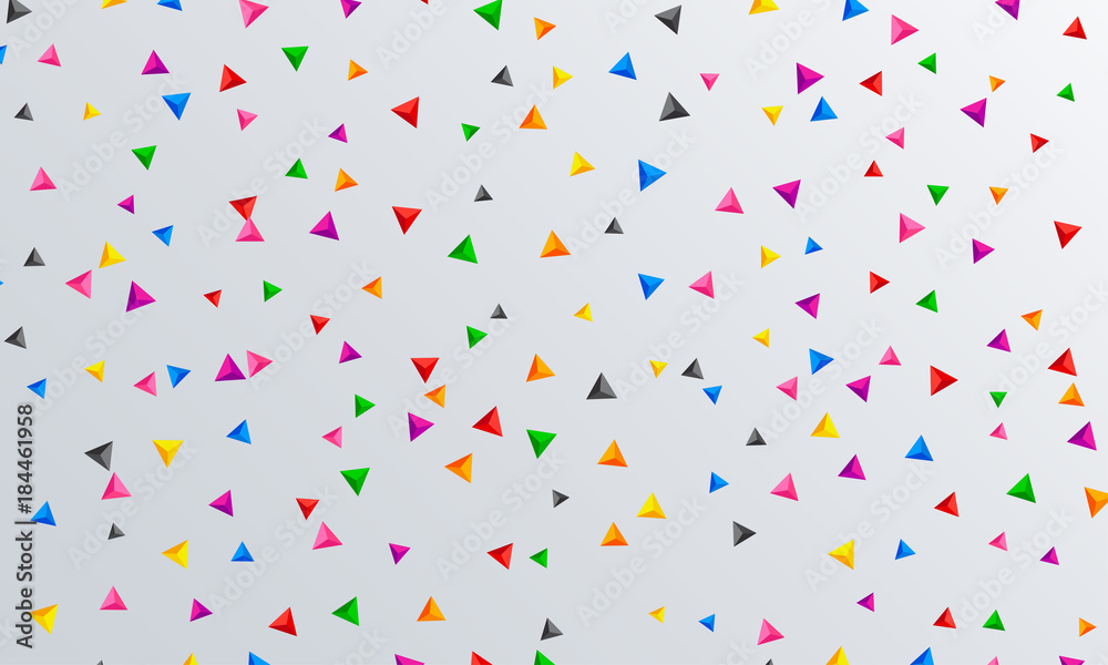 Vector abstract triangles background. Geometric.