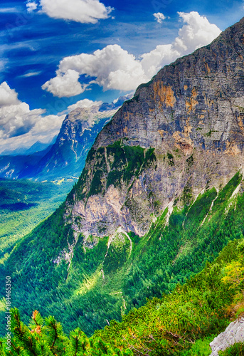 Italian Alps in summer season