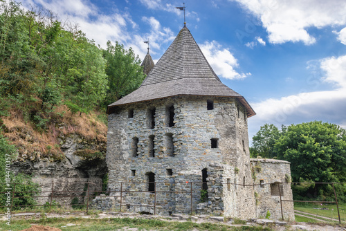 Polish Tower, one of the towers and gates of old city walls in Kamianets Podilskyi, Ukraine