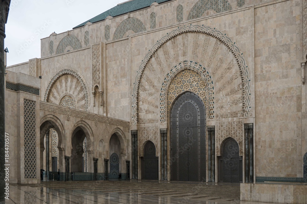 Hassan II Mosque Eentrance