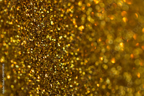 Golden festive background 