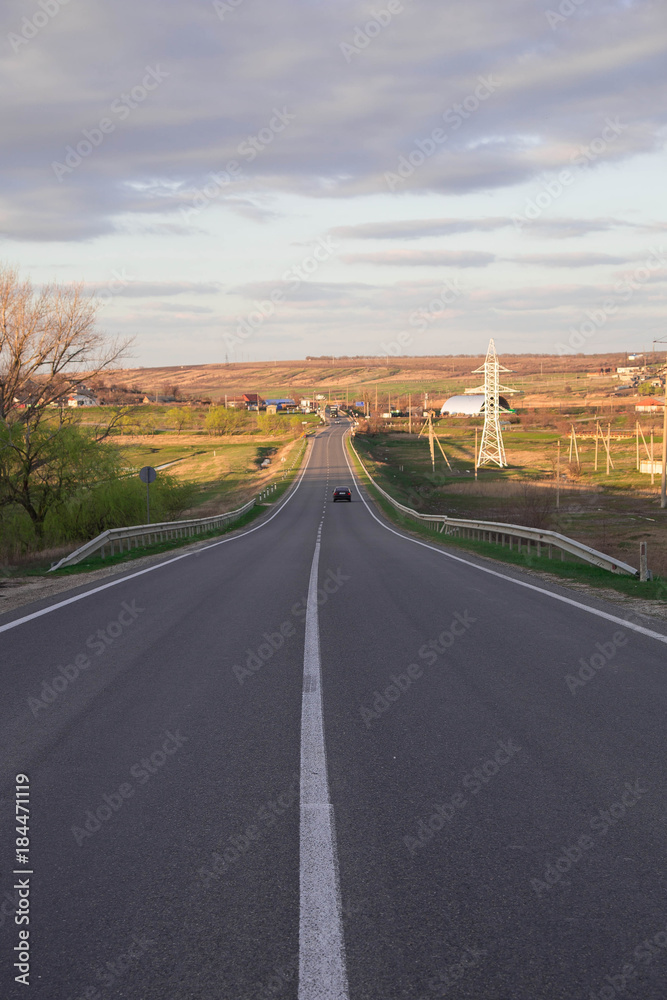 Obraz premium track, road with markings