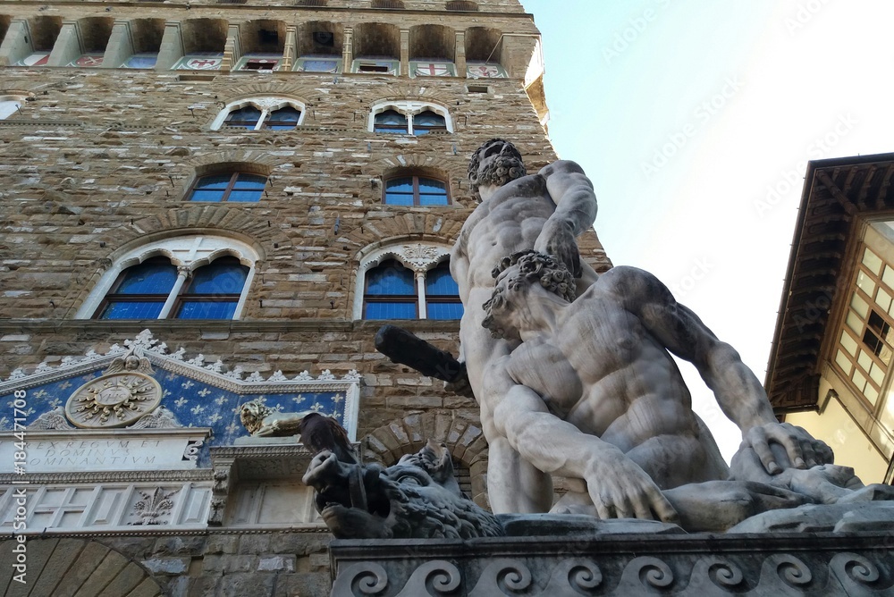 Ercole e Caco davanti a Palazzo della Signoria