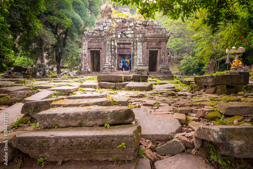 Nov 1, 2017 - Wat Phu castle in Champasak Pakse, Lao photo