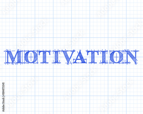 Motivation Word Graph Paper