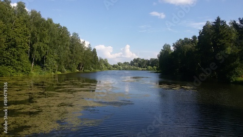 Pushkin places - the river Vyazemka