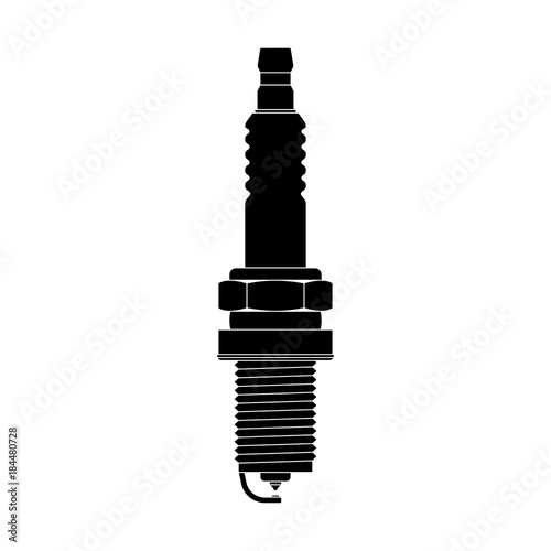 Spark plug. Vector illustration