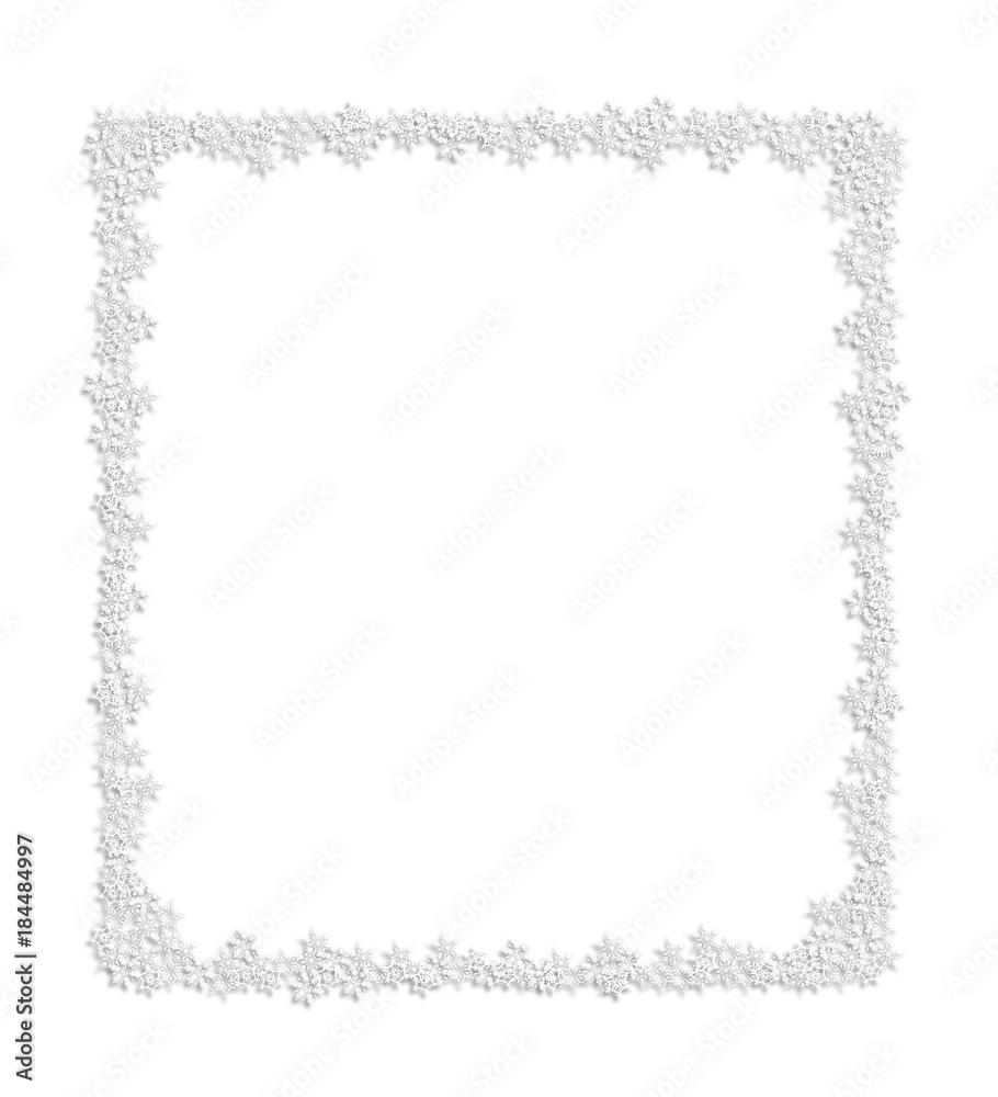 snow lace frame white with shadow snow lace frame white with shadow