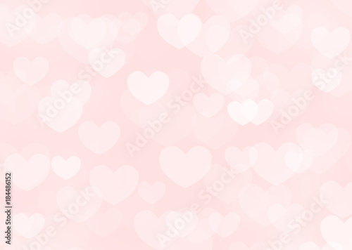beautiful valentine's day abstract background with crimson hearts backdrop