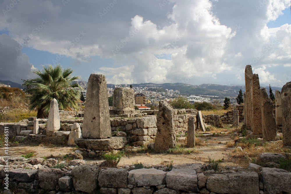 Roman ruins view, Byblos, Lebanon