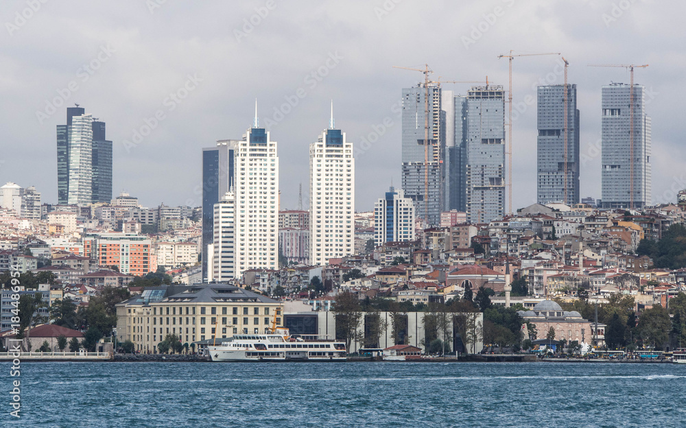 Fototapeta premium Istanbul city line, Turkey