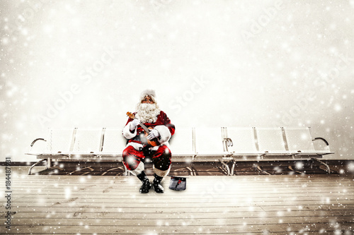Santa Claus and christmas time 