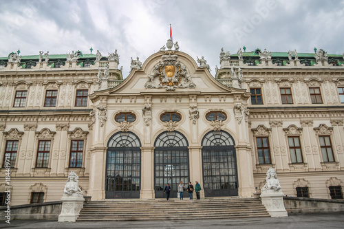 Belvedere palace in Vienna. Austria
