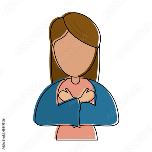 Virgin mary cartoon