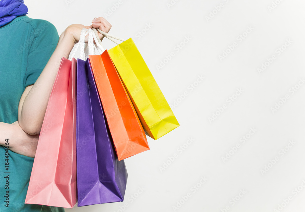 Woman in shopping. 