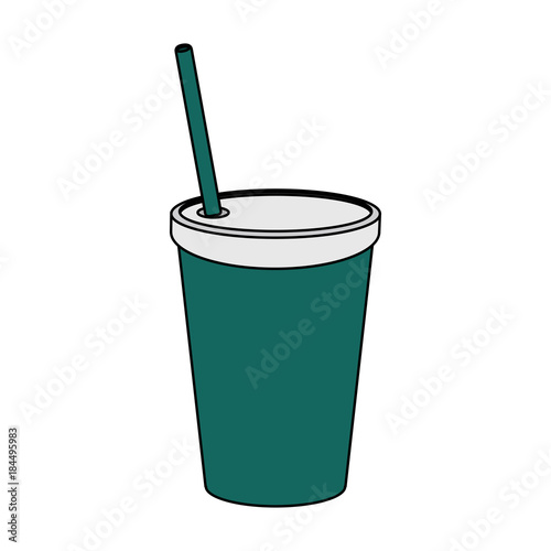 Soda in plastic cup