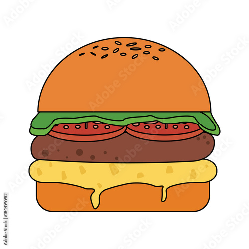 Hamburger fast food