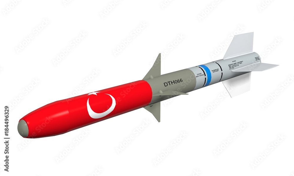 Rocket on a white background.
Rocket on a white background.