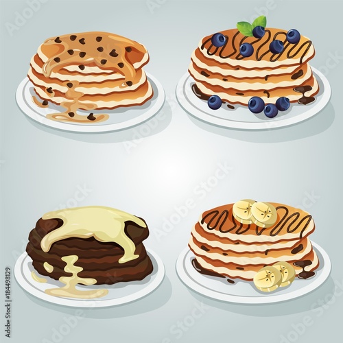 various pancake set
