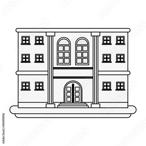 mansion with columns