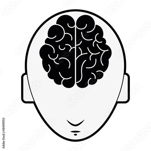 Head with brain