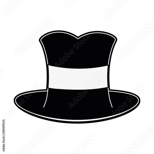 Antique male hat icon vector illustration graphic design