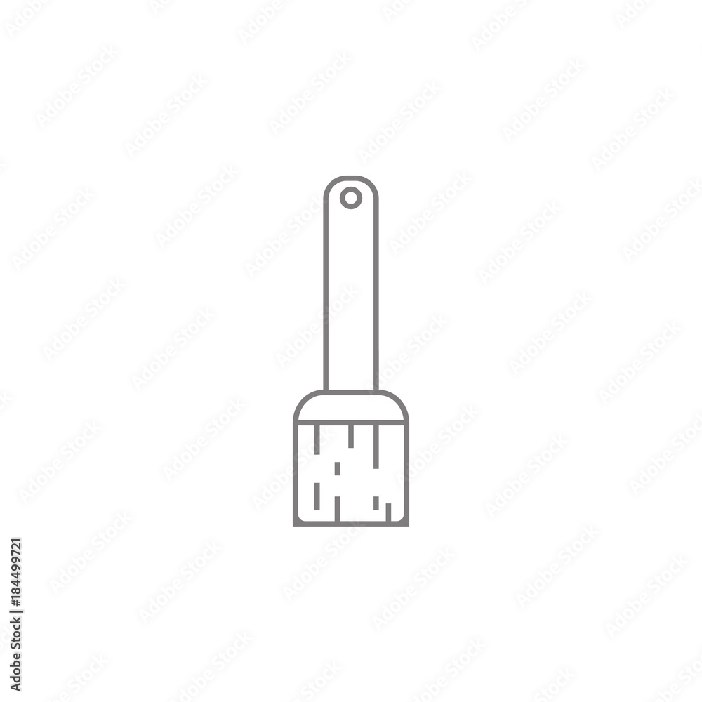 Paint brush line icon. Web element. Premium quality graphic design. Signs symbols collection, simple icon for websites, web design, mobile app, info graphics Paint brush line icon. Web element. Premium quality graphic design. Signs symbols collection, simple icon for websites, web design, mobile app, info graphics