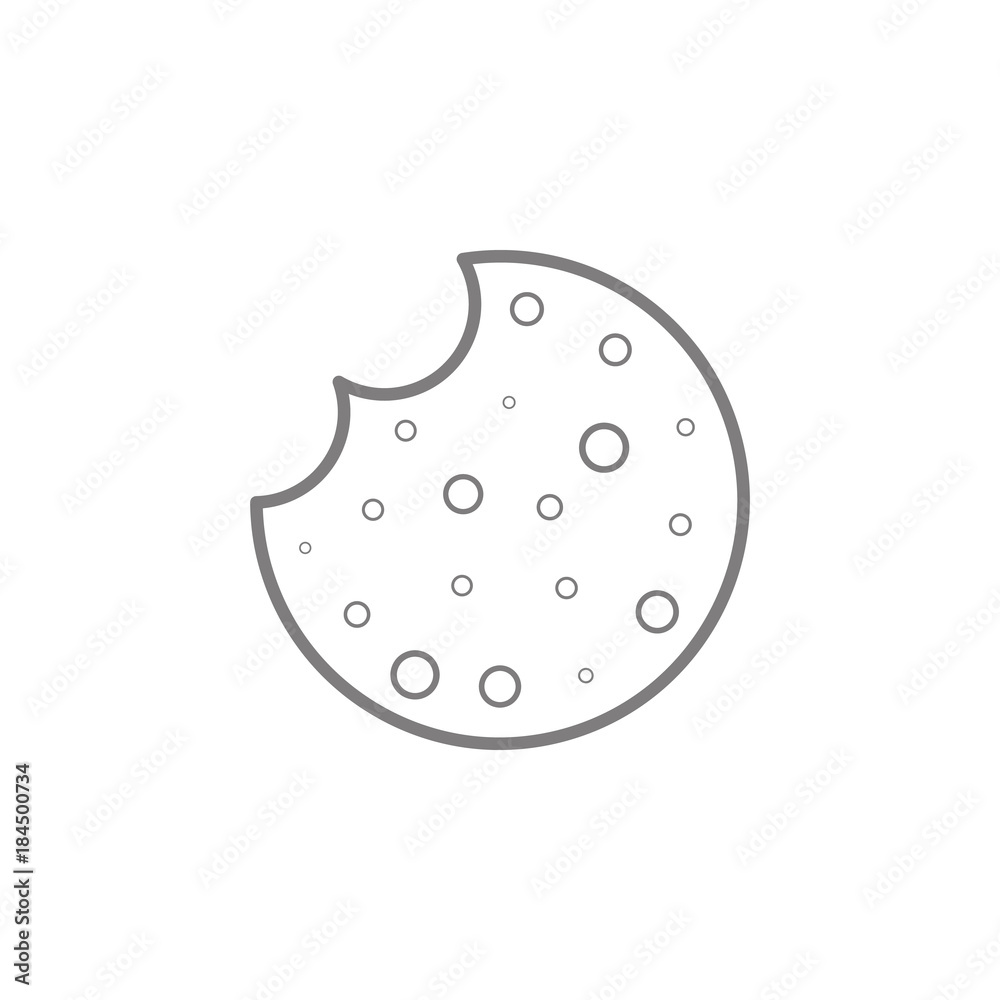 bitten biscuits line icon. Web element. Premium quality graphic design. Signs symbols collection, simple icon for websites, web design, mobile app, info graphics bitten biscuits line icon. Web element. Premium quality graphic design. Signs symbols collection, simple icon for websites, web design, mobile app, info graphics