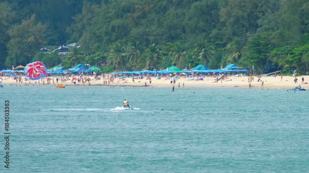 High season in Karon beach in Phuket High season in Karon beach in Phuket