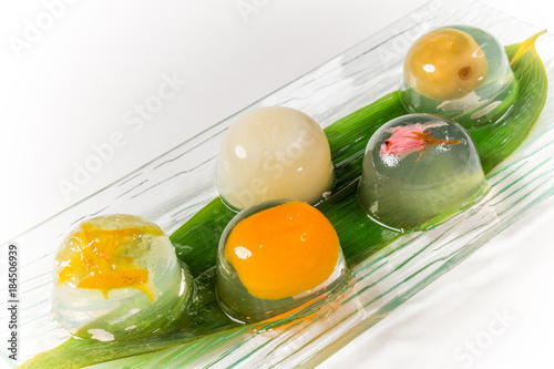 和風ゼリー Sweet Japanese-style jelly dessert