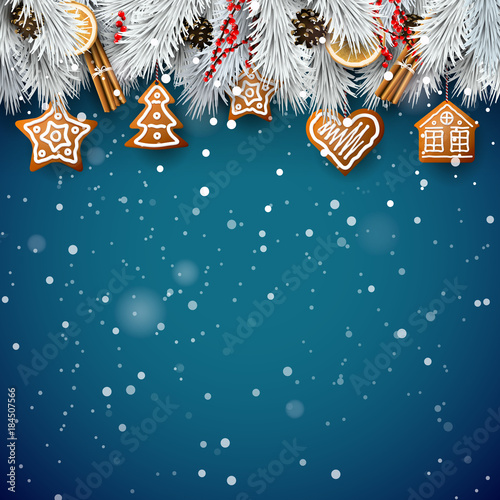 Traditional Christmas background