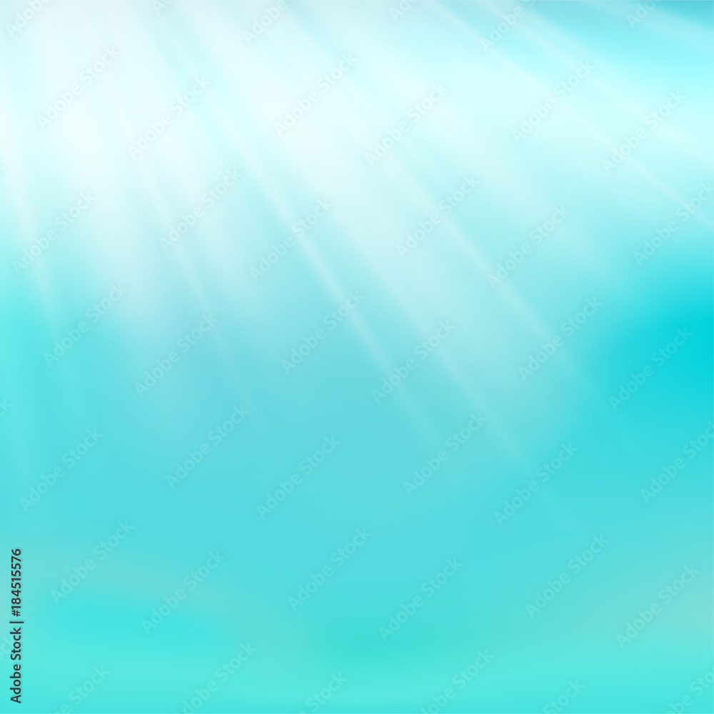 Obraz premium Light blue sky or water blur