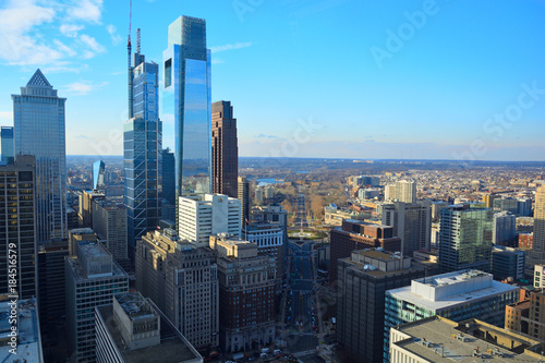 Philadelphia, Pennsylvania Skyline on a Sunny Day photo