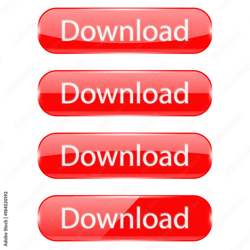 Oval red buttons. Download icons Oval red buttons. Download icons