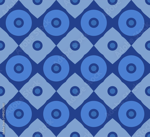 Japanese geometric seamless pattern