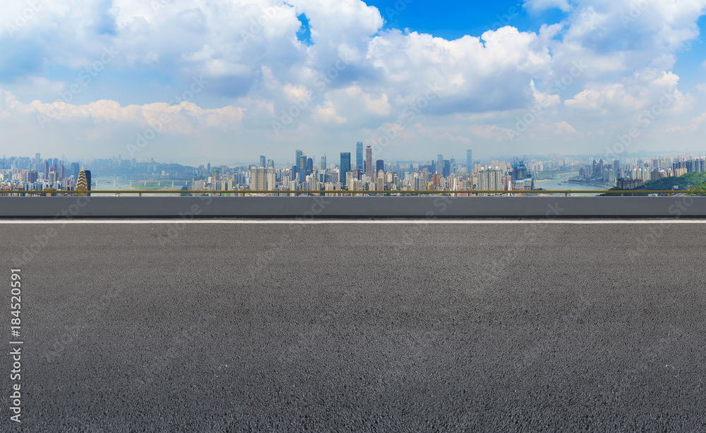 Urban construction roads and skyline Urban construction roads and skyline