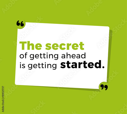 motivational quotes vector design poster. flat illustration