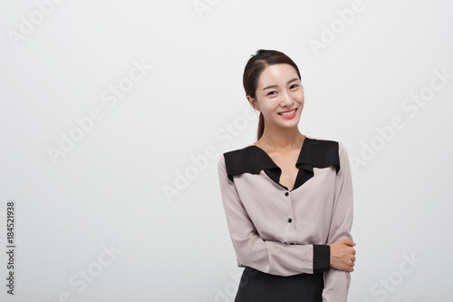 beautyful korean business woman photo