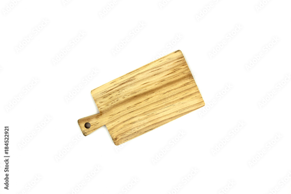 Wooden chopping board isolated on white background. Wooden chopping board isolated on white background.