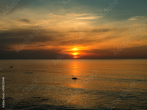 rising sun from the sea © abnohr