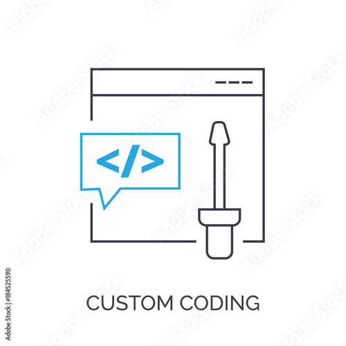 custom coding icon