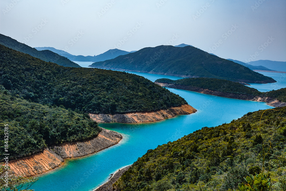 Sai Kung lagoon daylight landscape