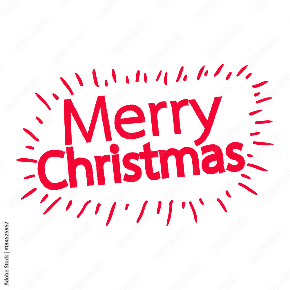 Merry Christmas text Lettering design Merry Christmas text Lettering design