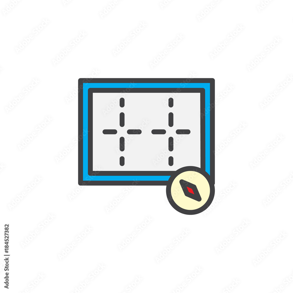Orientation compass filled outline icon, line vector sign, linear colorful pictogram isolated on white. Symbol, logo illustration. Pixel perfect vector graphics Orientation compass filled outline icon, line vector sign, linear colorful pictogram isolated on white. Symbol, logo illustration. Pixel perfect vector graphics