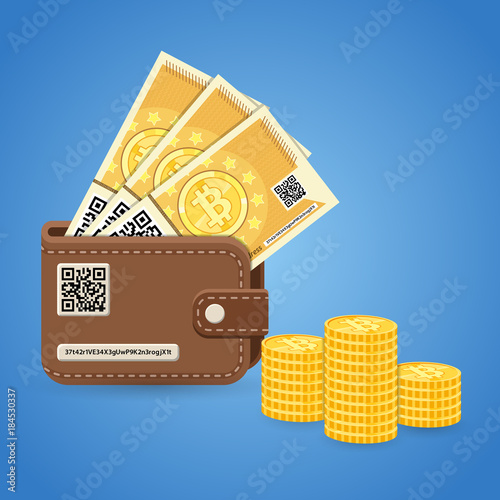Crypto currency bitcoin technology concept