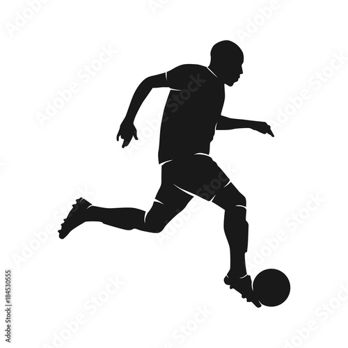 Football Soccer Player Illustration Shilhouette © faepuspita