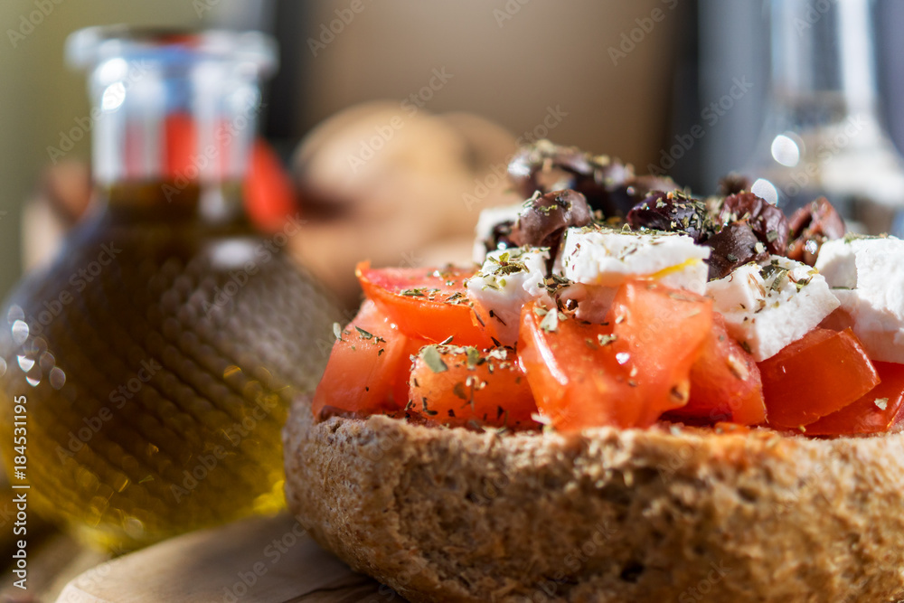 Crete Diet Food - obrazy, fototapety, plakaty 